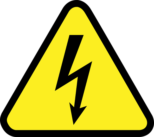 Znak elektrického napätia